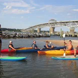 We offer paddleboard and kayak rentals!