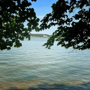 View from the beach beside the colony parkway