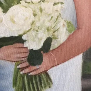 Patris added the ring (oil on canvas). I love it!