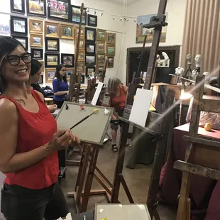 Excited to get started. Only 5 people in this class!