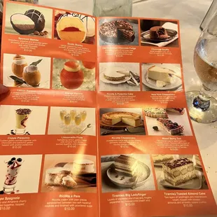 the menu