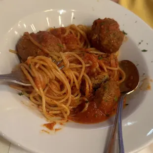 Spaghetti with Meatballs
