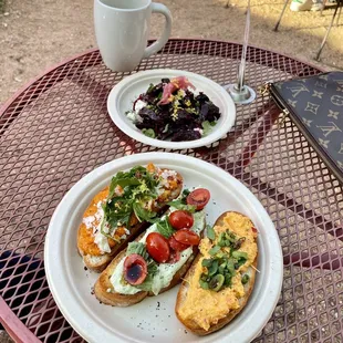 bruschetta + beets