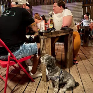 Bubbas being a creeper to a random table