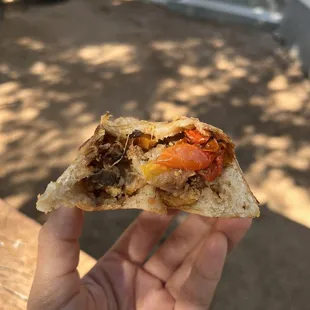 Bacon egg cheese hot pocket