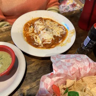 Seafood Enchiladas