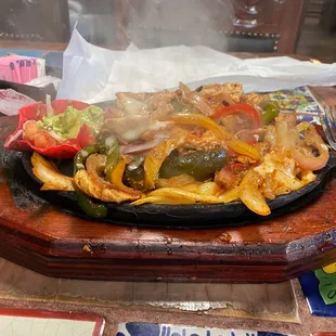 Chicken fajitas