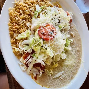 a plate of food