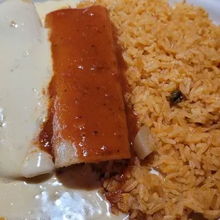 a plate of food