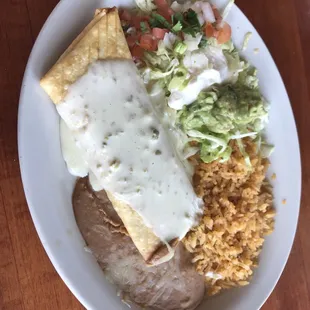 Lunch Chicken Chimichanga
