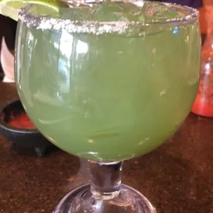 22oz lime Margarita. Sunday special, it was only $5.99.