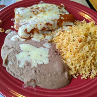 Enchiladas Rice &amp; Beans