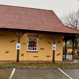 Front of restaurant building