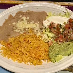 Sides for the chicken fajita