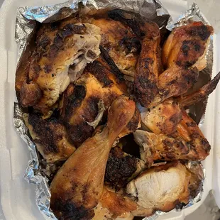 Thursday special get extra half chicken when buying whole chicken. Delicious.