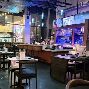 Inside a super cool modern and pretty esthetic