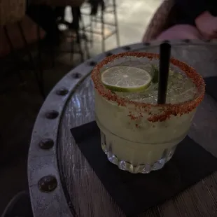Skinny spicy margarita