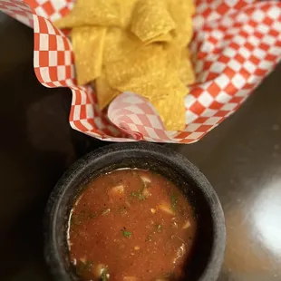 Nachos and Salsa