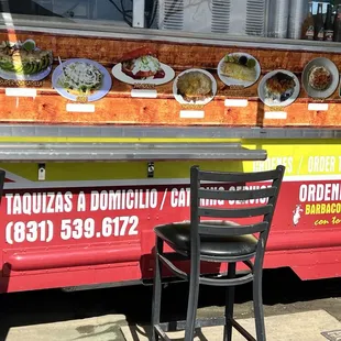 Half the menu. They also do taco catering!