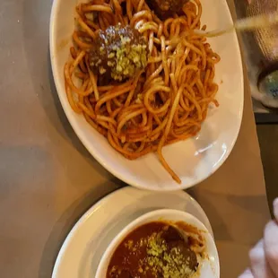 pasta dish, pasta, food