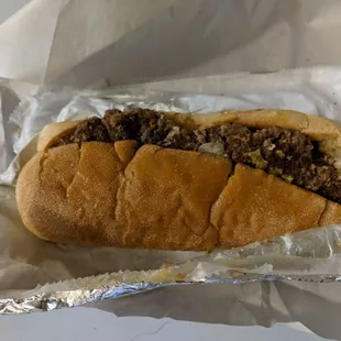 Overstuffed Cheeseburger Sub