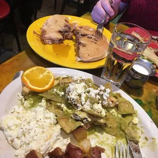 Chilaquiles Mexican-Style Breakfast