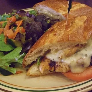 Cajun Chicken Sandwich and Side