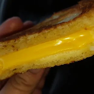Un-melted grilled cheese.