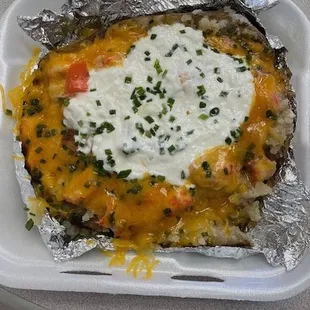 MegaPotato with Crawfish