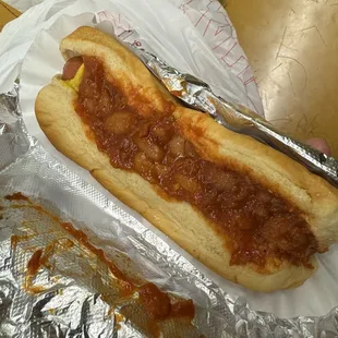 Chili dog