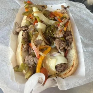 Green chile philly