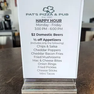Great Happy Hour Deals!