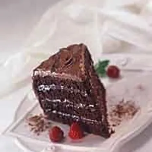 Triple chocolate cake