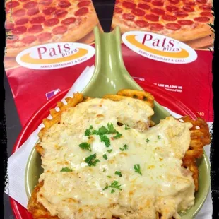 Crab Dip Waffles Appetizers.