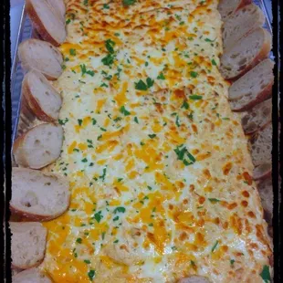 Catering Size Homemade Crab Dip.