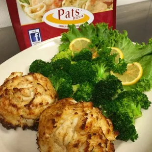 You will not believe it..till you have them for yourself Pat's Pizzeria Crab Cakes!