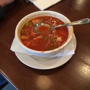 Delicious crab soup