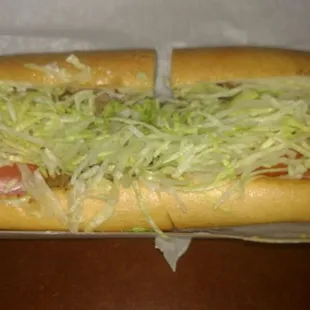 Small steak sub, LTM and fried onions