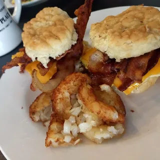 Bacon, Egg and Cheese Breakfast Sandwich