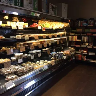a display of food
