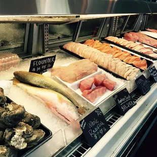 a variety of fish