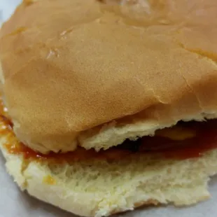 Great Hamburger and Fried Pickles
