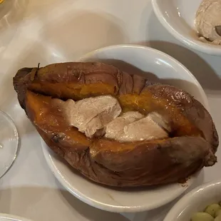 Sweet potato with cinnamon butter