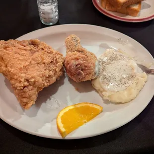 2 piece fried chicken