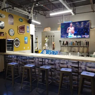 Nice selection of beers on tap