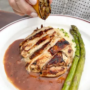 Wood Grilled Chicken Breast at Patsy's American