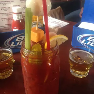 Mason Jar Bloody Mary