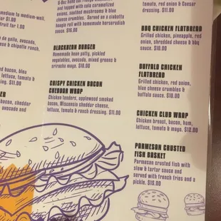 menu, sushi and sashimi