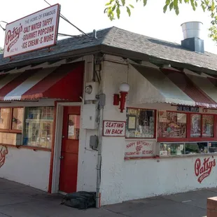 the outside of the store