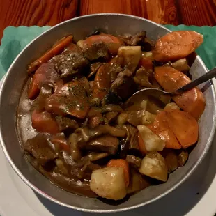 Off the menu Suir (Irish stew)..